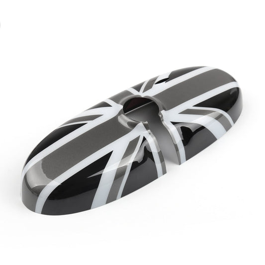 Coque de rétroviseur noire avec drapeau britannique pour MINI Cooper R55 R56 R57 