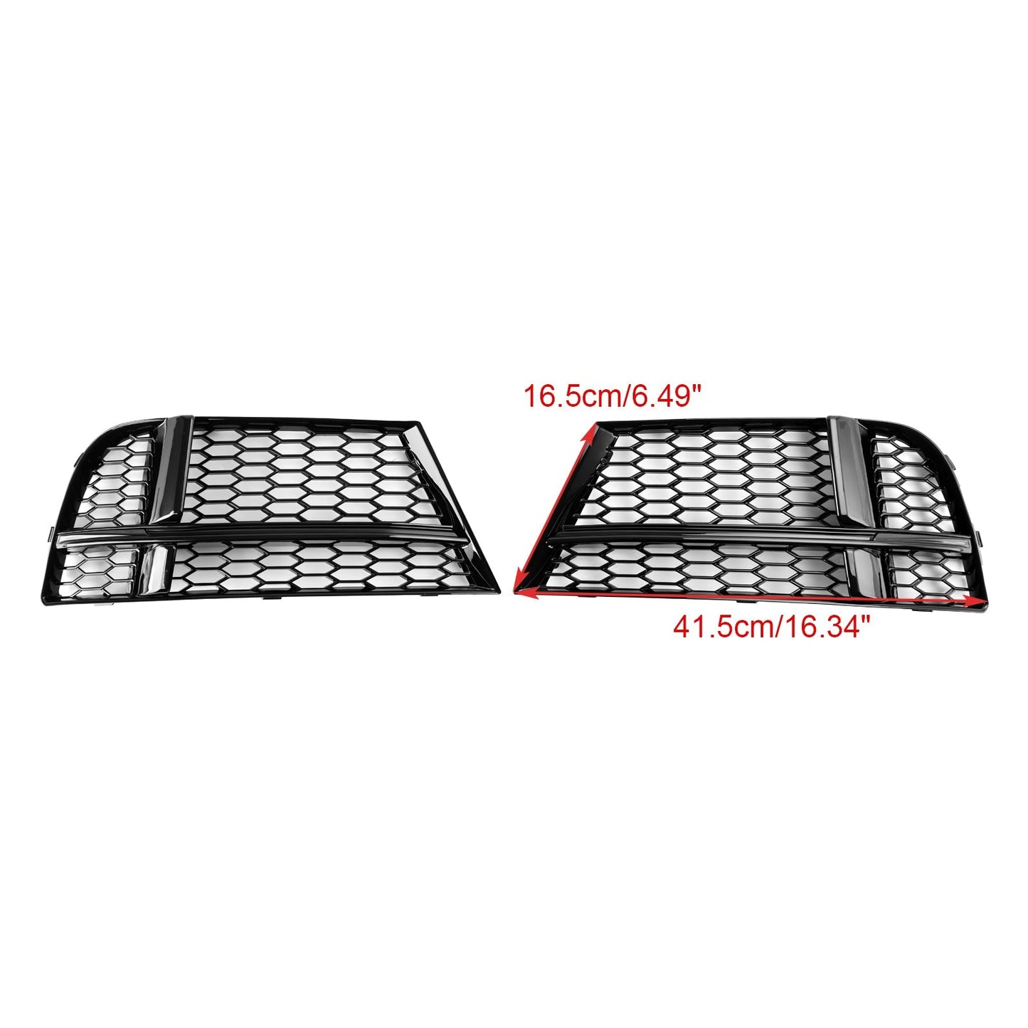 2016.05-2020 Audi A3 8V S-Line Sedan/Sportback/Convertible Front Fog Light Cover Bezel Grill