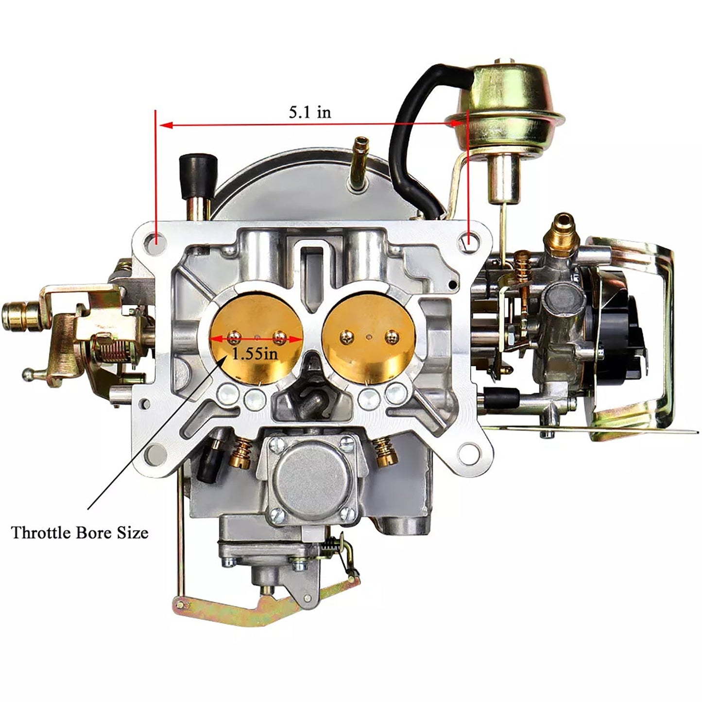 1964-1978 Jeep Wagoneer Engine 360 Cu 2 Barrel Carburetor Carb 2100A800