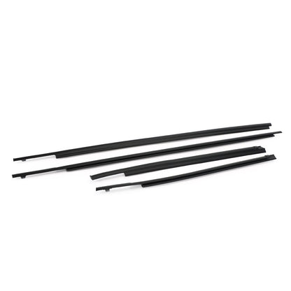 2007-2020 Toyota Tundra Double Cab 4x Car Outside Window Weatherstrip Seal Belt Moulding 68160-0C020 68210-0C020 68163-0C010