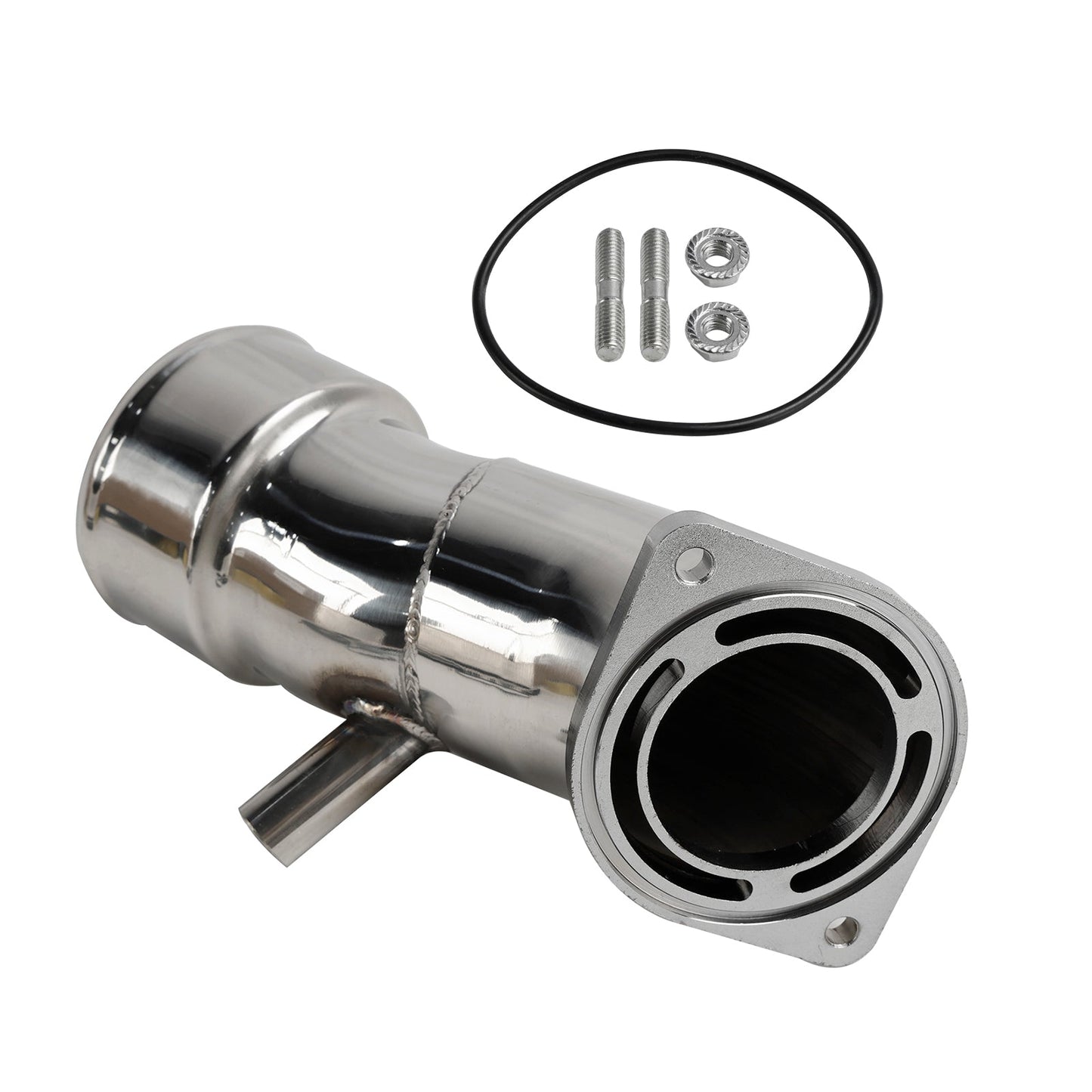 Klaxon d'admission en acier inoxydable de 3,5 pouces pour GM 6,6 L Duramax L5P 2020-2022