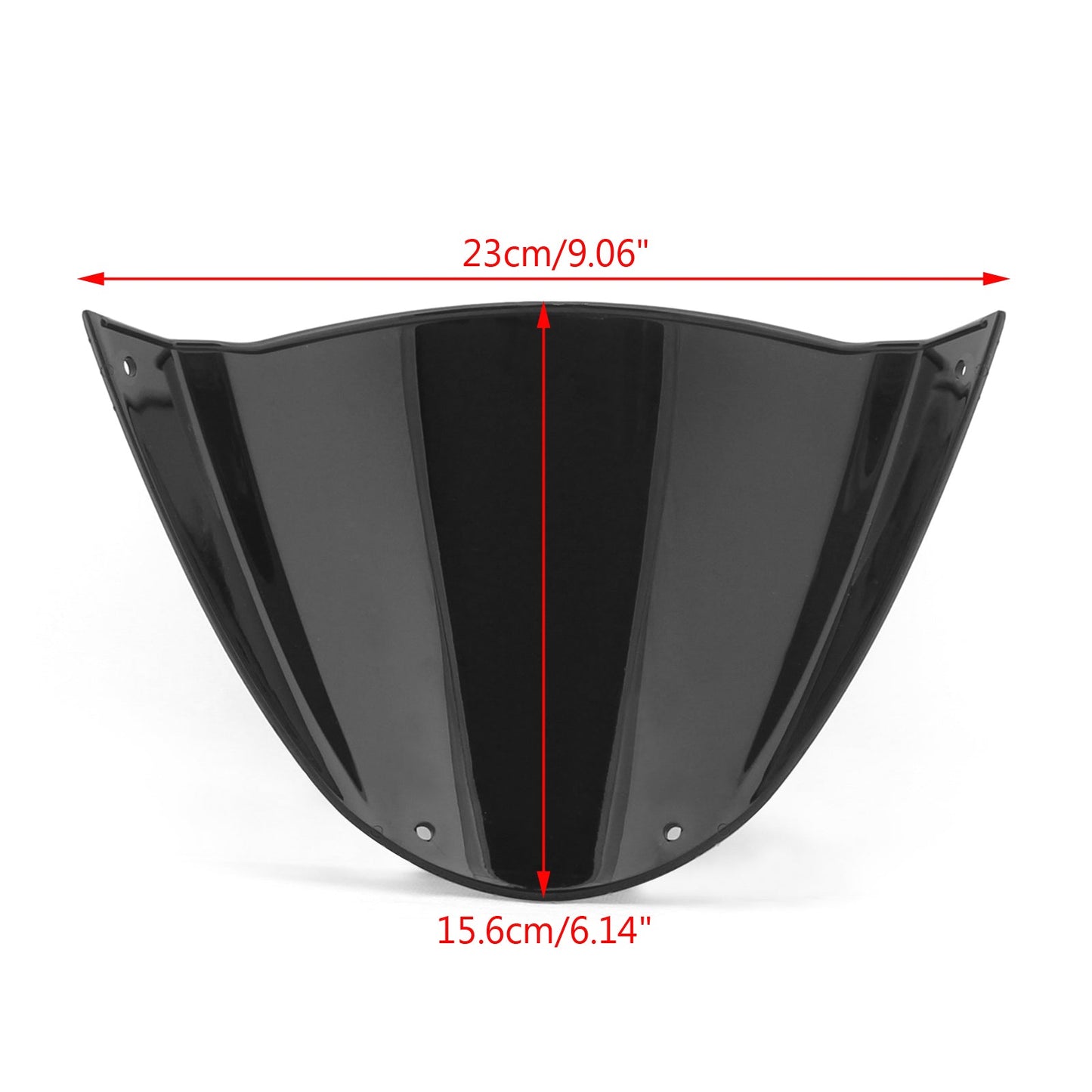 Pare-brise double bulle pour Ducati Monster 696 659 795 796 noir
