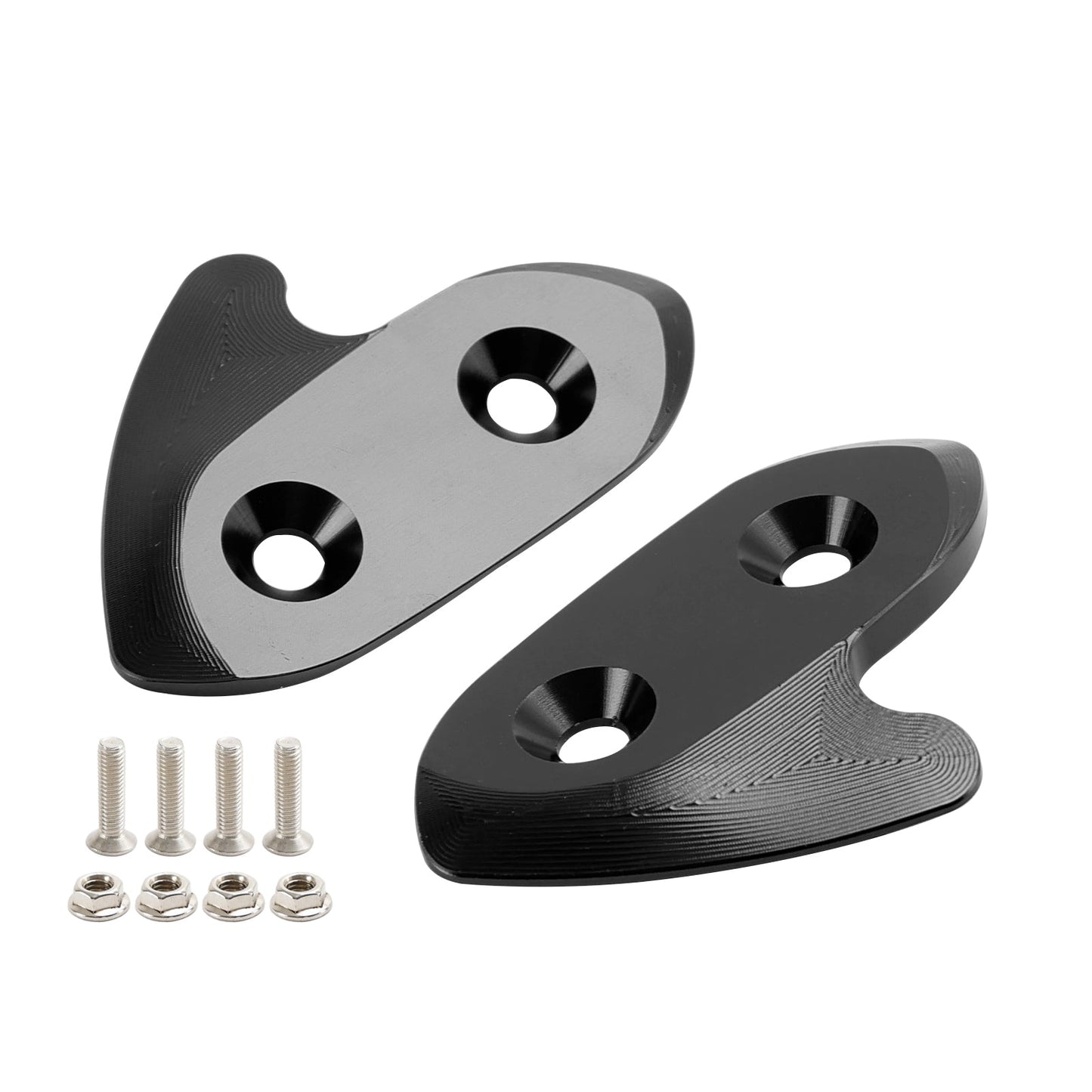 Plaques de blocage de suppression de rétroviseur CNC pour Yamaha YZF-R1 YZF-R1M 15-19