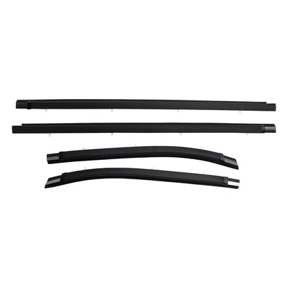 2000-2004 Toyota Tacoma 4pcs KT2023 Front Door Window Belt Weatherstrip Trim Seal