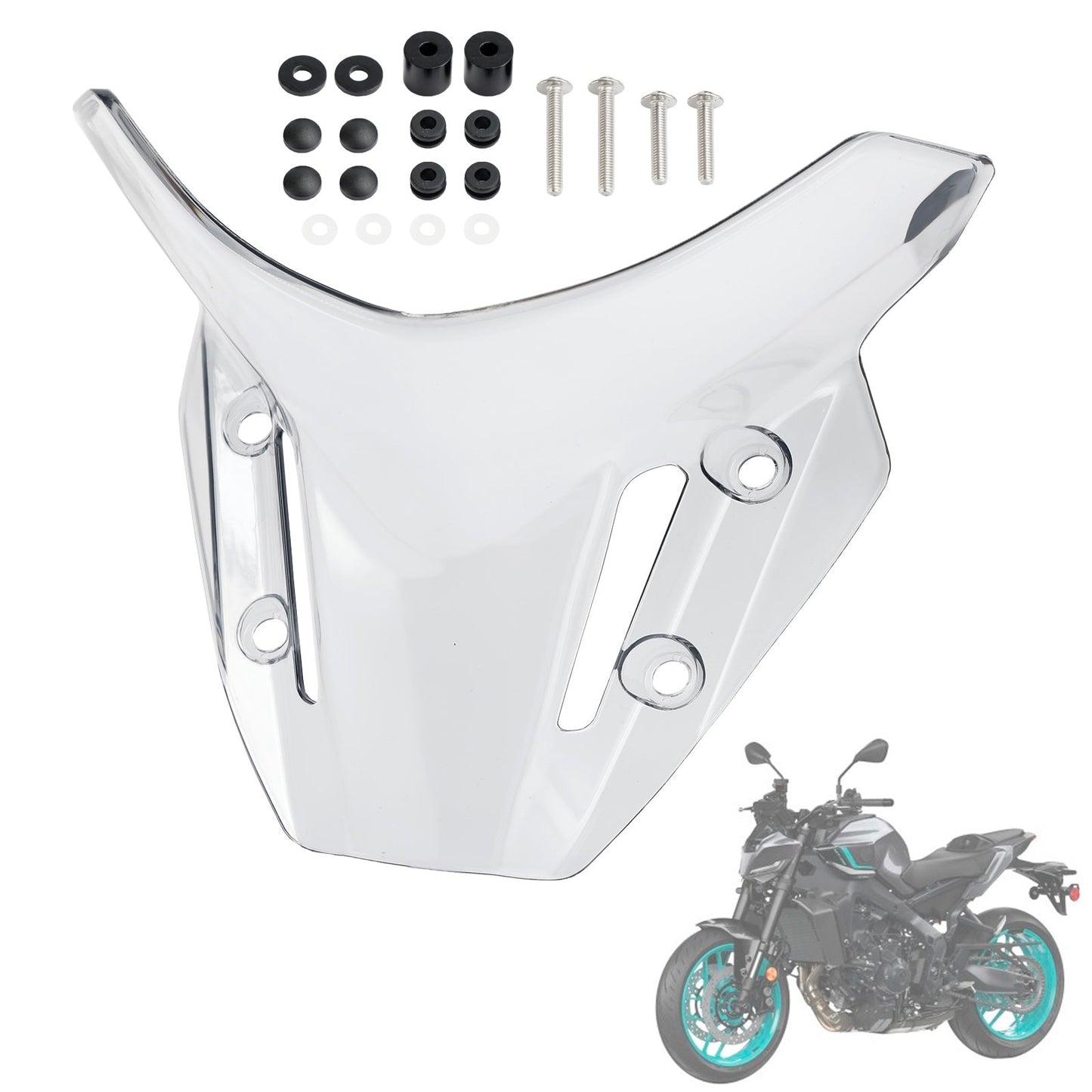 ABS Motorcycle Windshield WindScreen fit for YAMAHA MT-09 MT 09 2021-2023