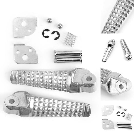 Repose-pieds arrière pour Suzuki GSXR600, GSXR 750, 1000, SV650, 1000, TL1000, argent