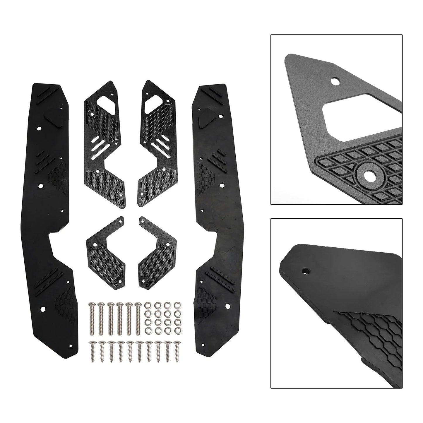 Reposapiés, estriberas, pedal, placa de protección, compatible con HONDA ADV160 2022-2023