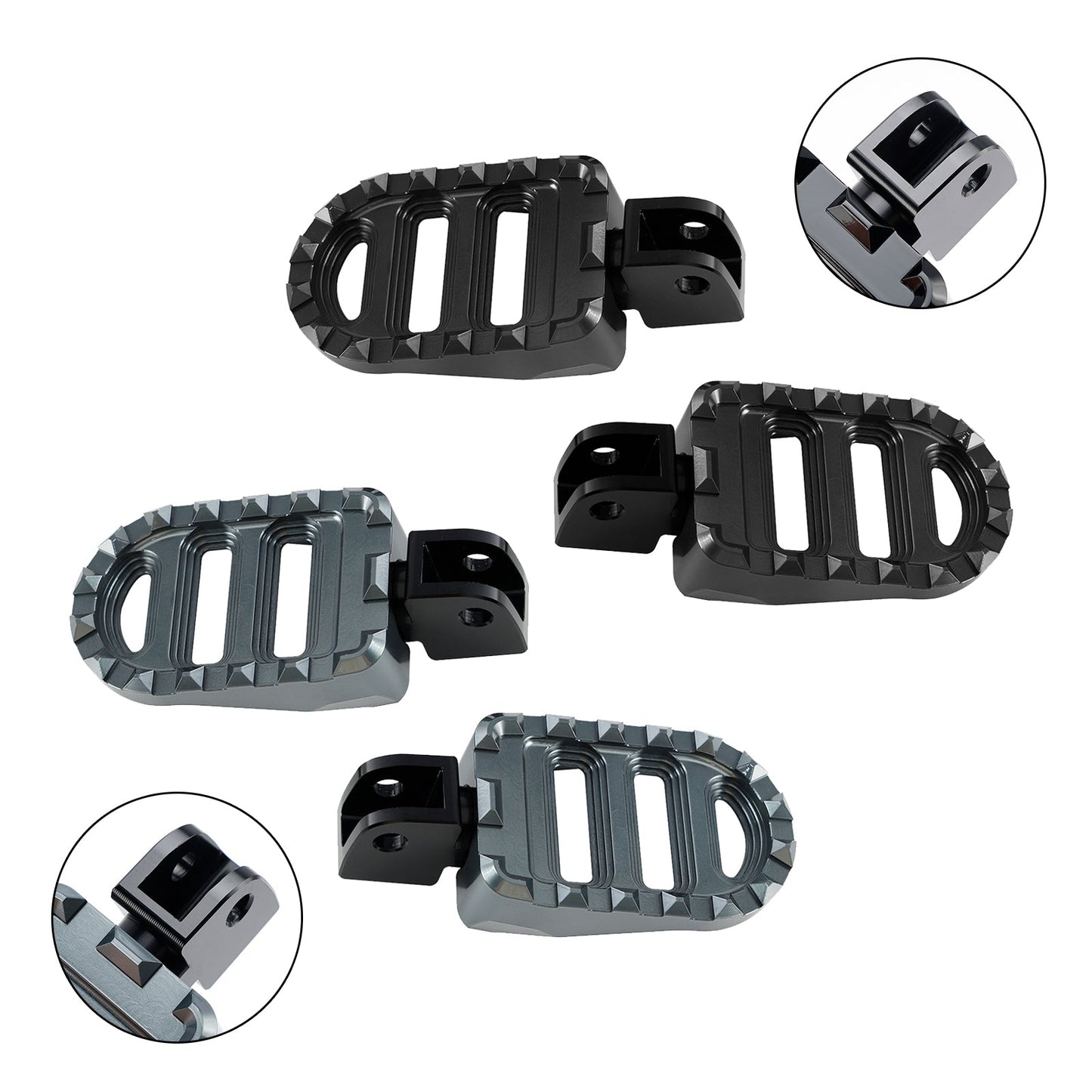 Reposapiés delanteros para Meteor 350 21-23 y Classic 350 22-23 y todos los años, nuevos reposapiés Bullet 350