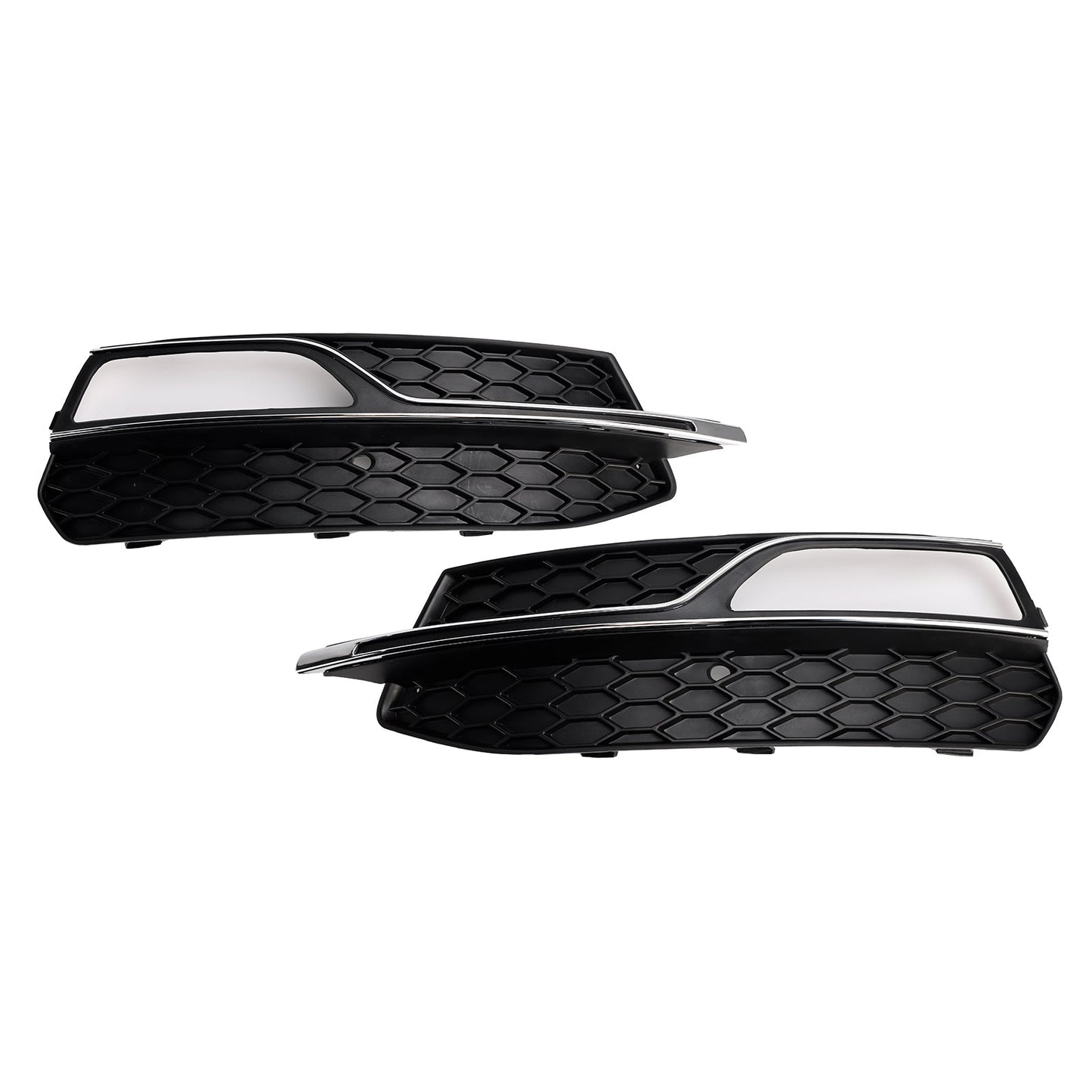2013-2016 Audi A3 S-Line Front Lower Bumper Fog Light Cover Grille 8V3807681G 8V3807682G