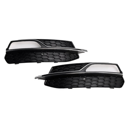 2013-2016 Audi A3 S-Line Front Lower Bumper Fog Light Cover Grille 8V3807681G 8V3807682G