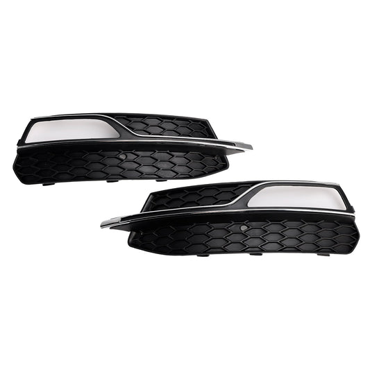 2013-2016 Audi A3 S-Line Front Lower Bumper Fog Light Cover Grille 8V3807681G 8V3807682G