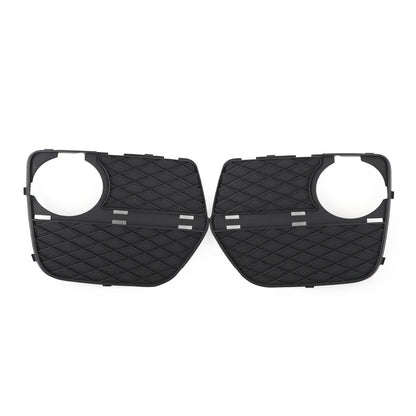 BMW 2012-2014 X6 2x Front Bumper Closed Grid Fog Light Grille Left & Right