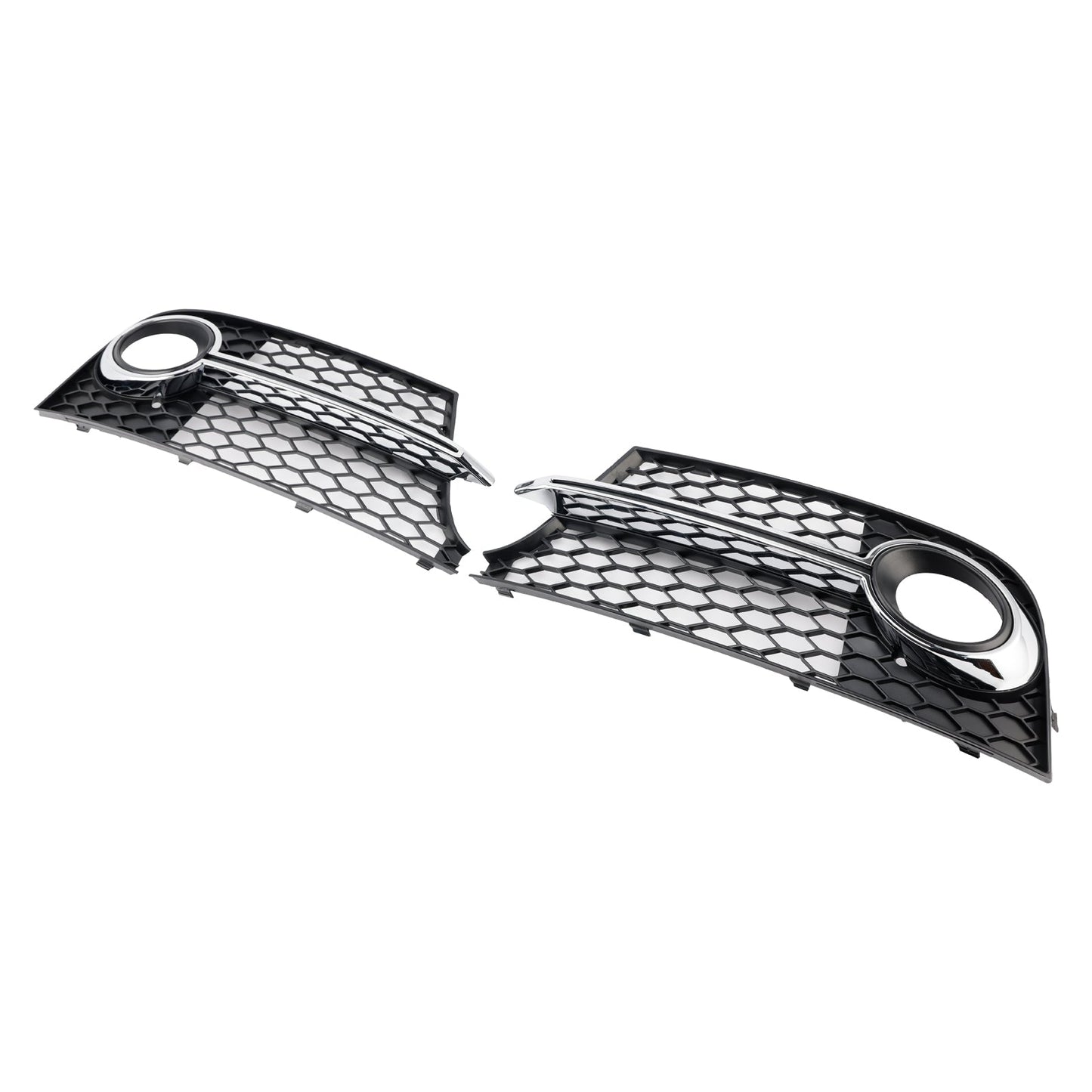 2011-14 Chrome Front Bumper Fog Light Grille Fit Audi TT MK2 S-Line TTS