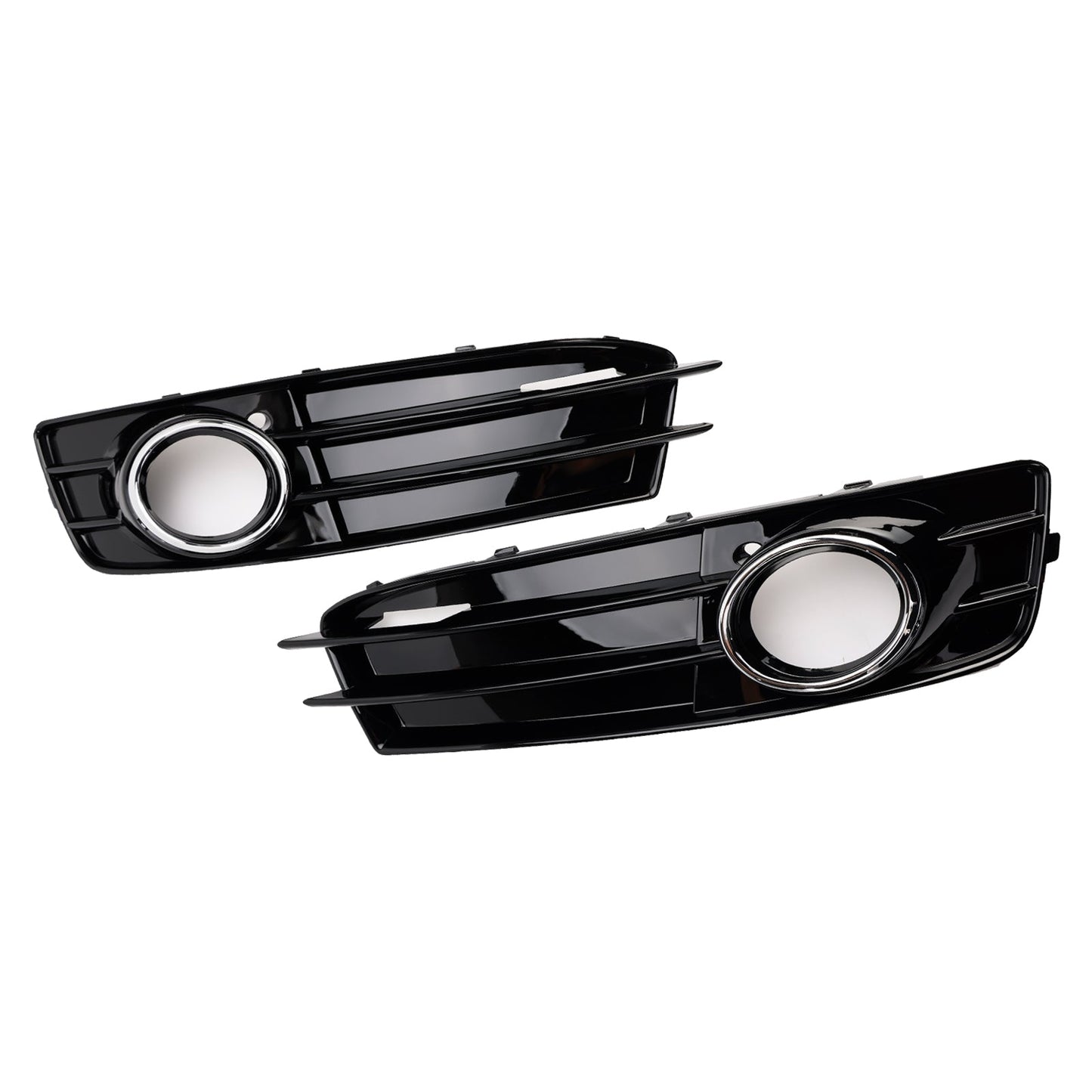 2009-2012 Front Lower Bumper Grille Fog Light Cover Fit Audi A3 S-Line S3
