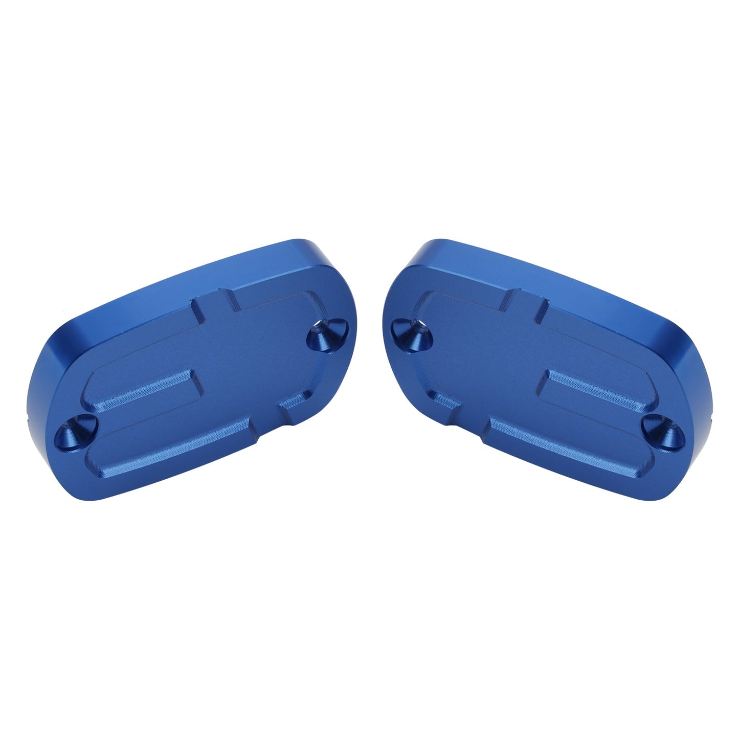 2004-2024 Yamaha T-MAX 500/530/560 CNC Blue Brake Fluid Reservoir Caps Kit