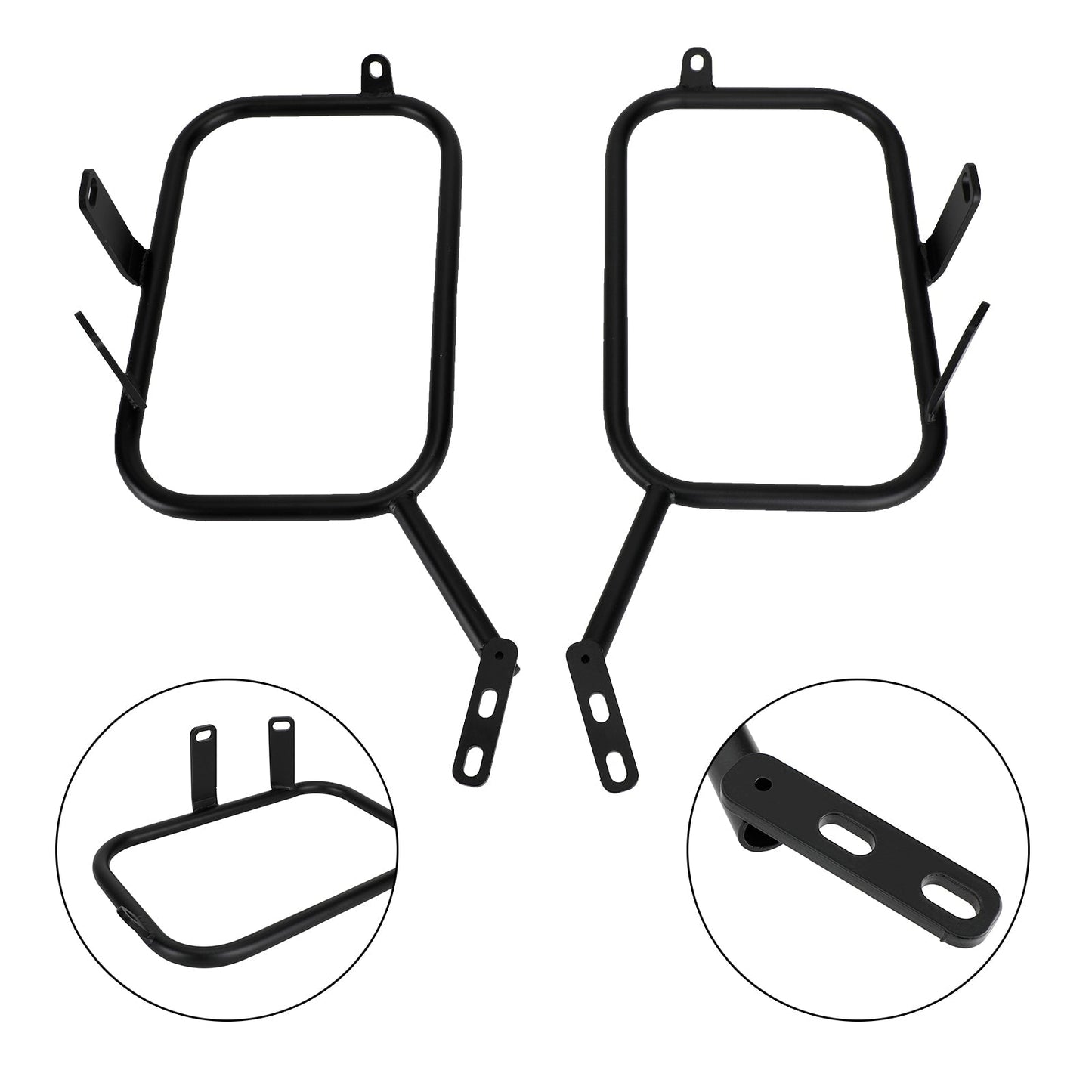 Black Saddlebag Support Mounting Bracket For Ducati Scrambler 400 800 16-22