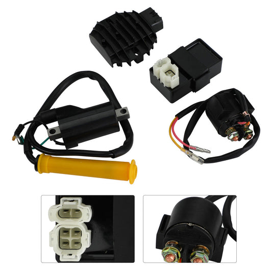 Bougie d'allumage CDI, bobine d'allumage, relais de démarrage, redresseur pour Honda Sportrax TRX400EX
