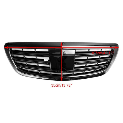 2014-2020 Mercedes-Benz S-class W222 Black Grille Front Bumper Replacement Grill W/ ACC