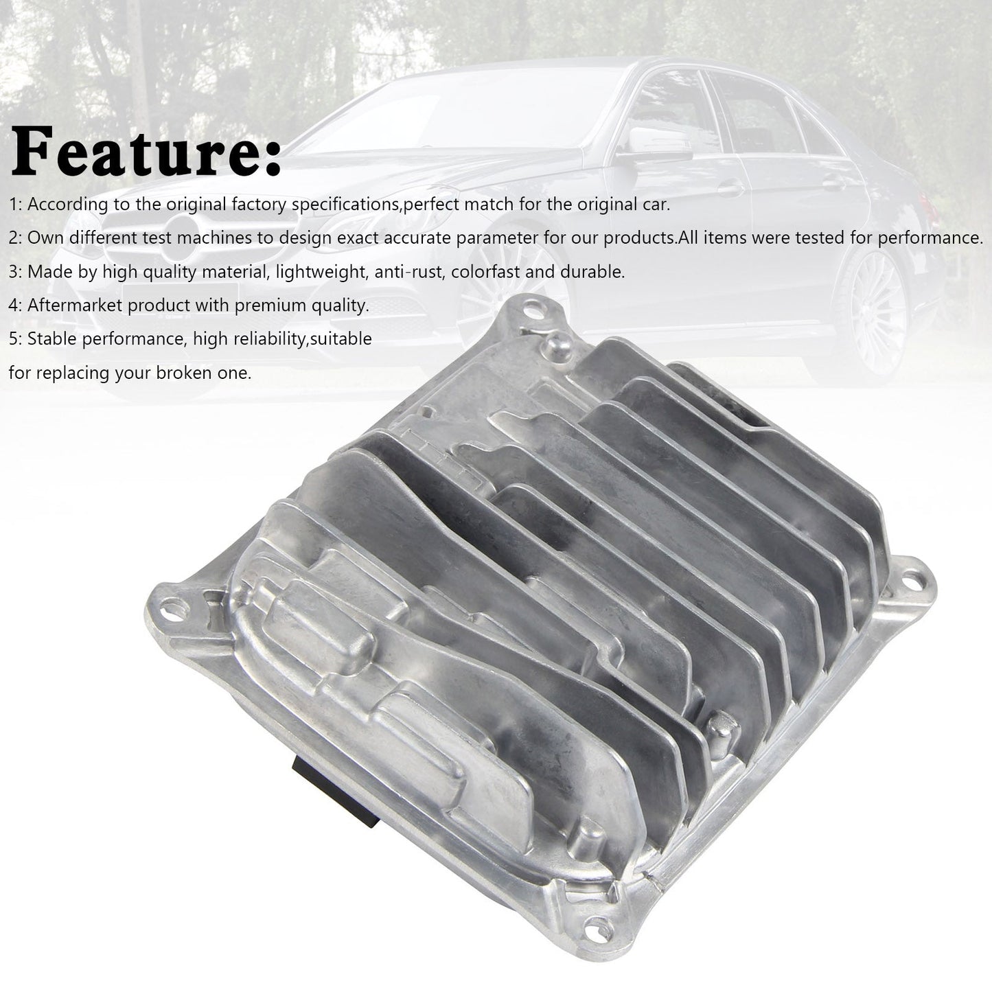 Unité de contrôle de ballast LED pour Mercedes-Benz E200, E250, E300, E350 (2014-2016) A2129005324 A2189007206