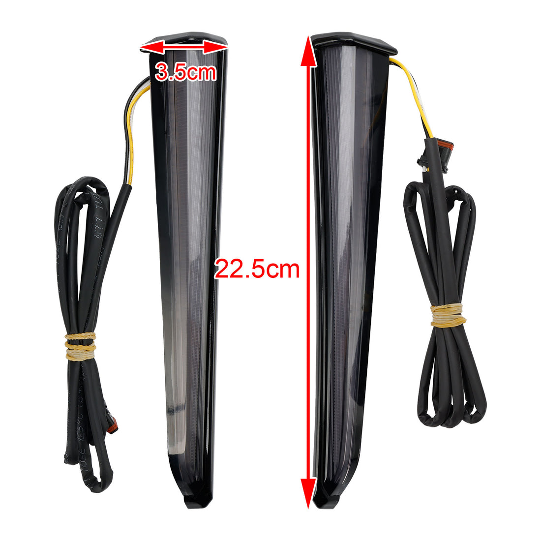 45801 LED Fang Lower Fairing Lights for Touring Road Glide 2014-2023 Assosary