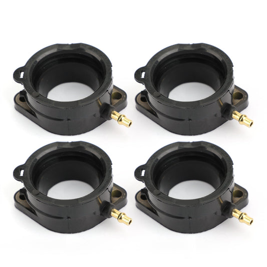 1990-2001 Kawasaki ZX1100 Ninja ZX-11 4PCS Carburetor Intake Manifold Boot