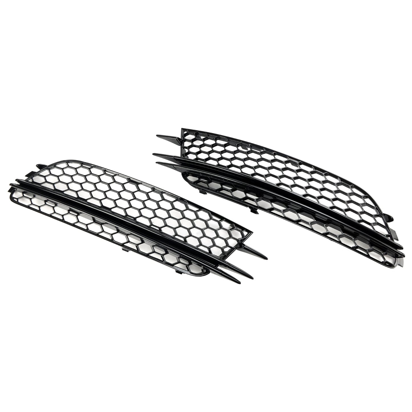 Audi 2012-2015 A6 C7 2PCS Front Fog Light Cover Bezel Bumper Grille