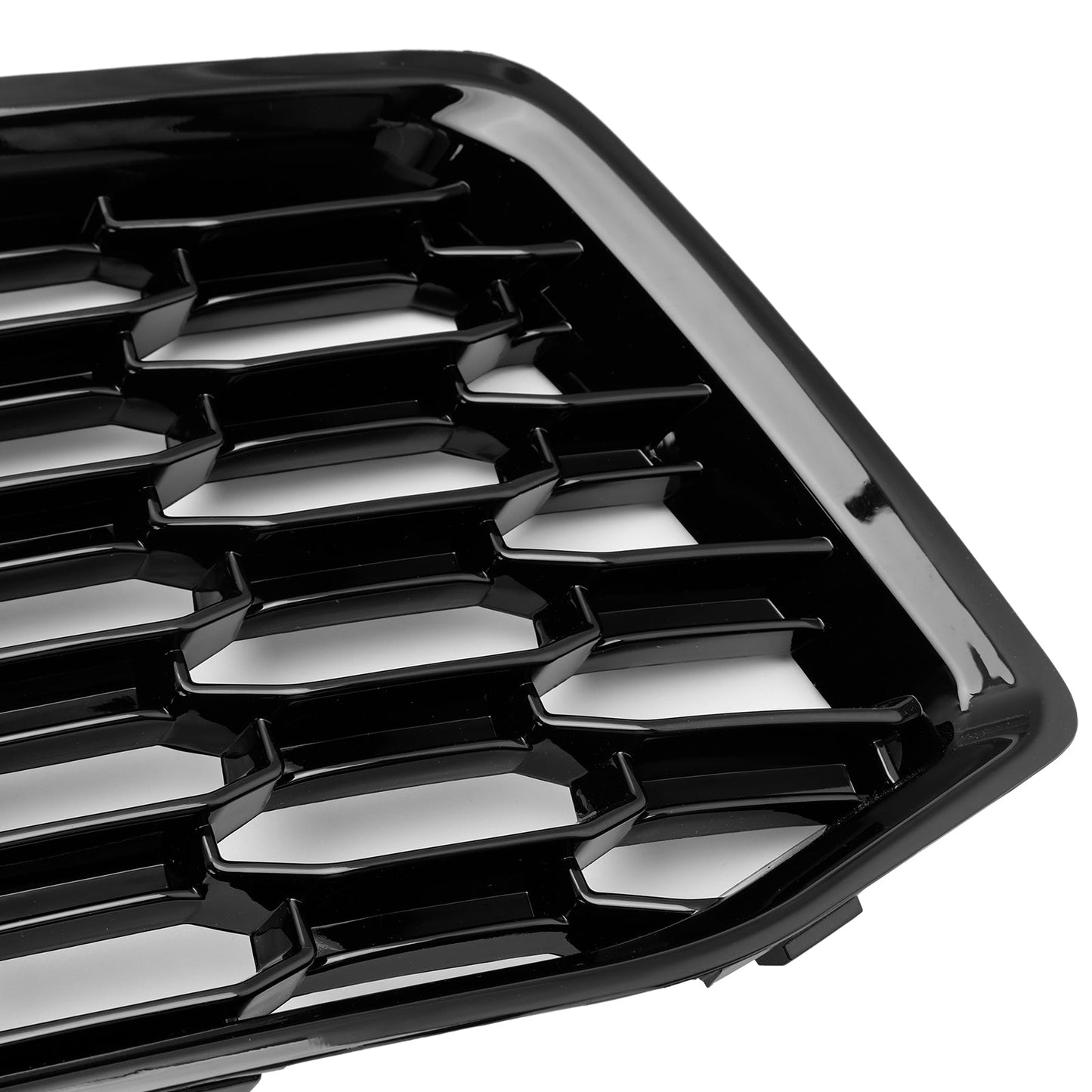 2018-2022 Audi Q5 Standard 2PCS Front Bumper Cover Grill Honeycomb Mesh Black Grille