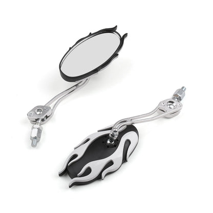 Universal Motorcycle Rearview Mirrors Rear View Mirror 8mm 10mm