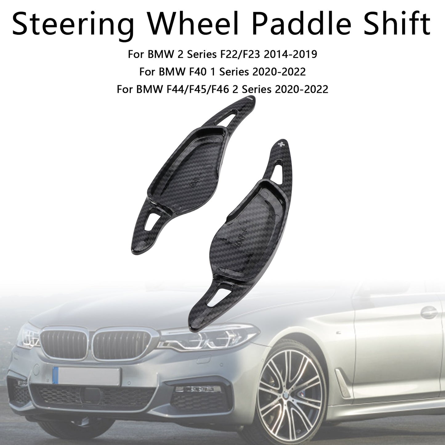 2018-2022 BMW F90 M5 Carbon Look Steering Wheel Paddle Shifter