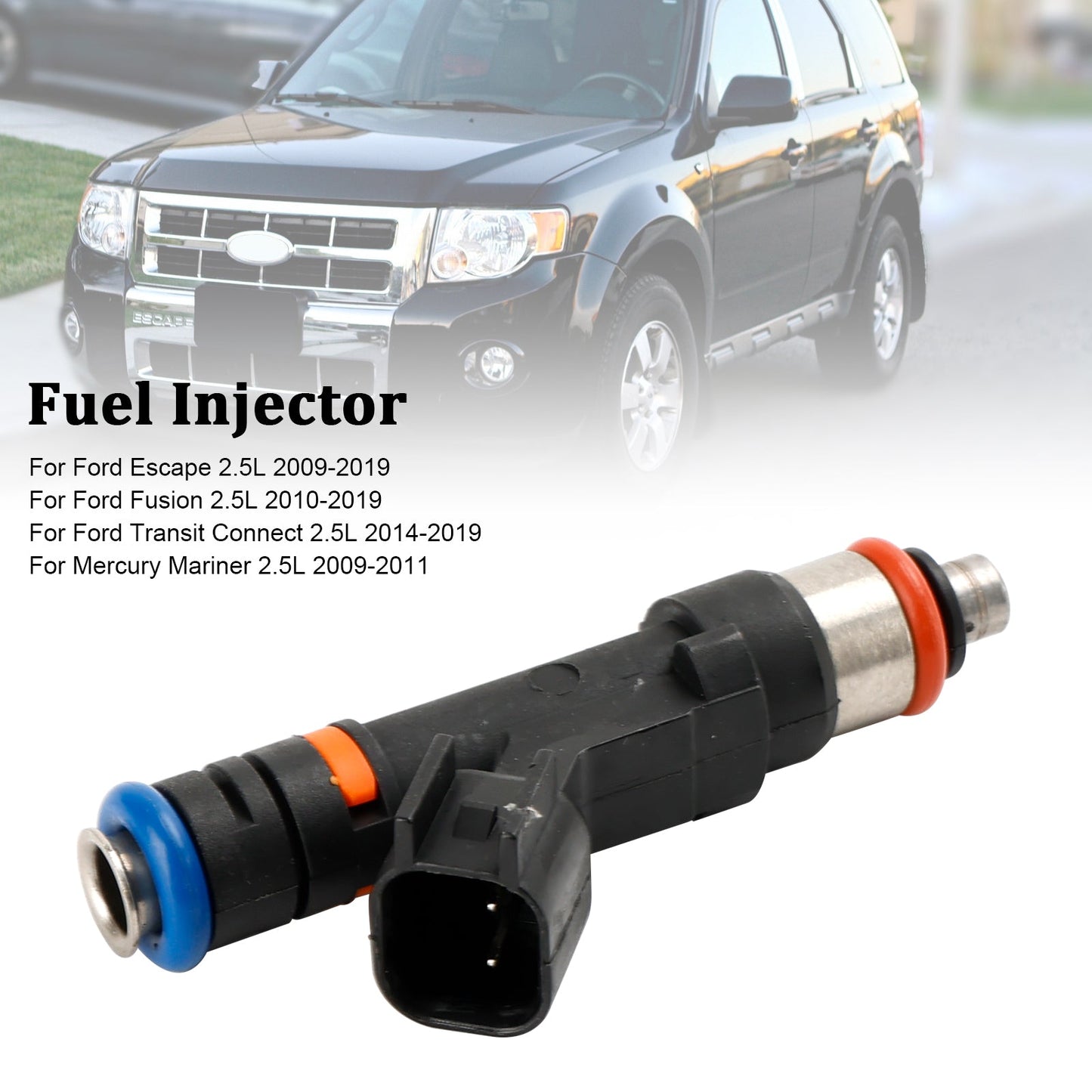 2010-2019 Ford Fusion 2.5L Fuel Injector 0280158162 9E5Z9F593A 822-11210 800-2035N