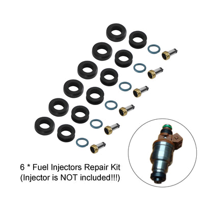 Dodge Stealth 1991-1996 6PCS Fuel Injectors Seal O-Ring Kit 18-10066 INP-014 MD164888