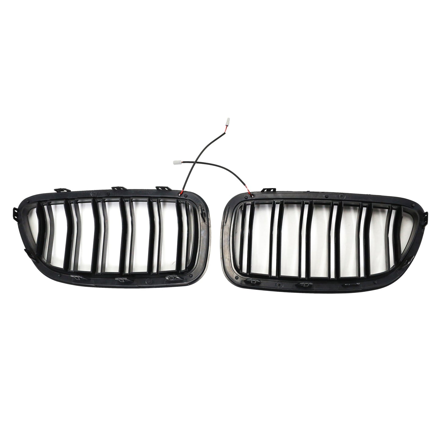 01.2009-10.2016 BMW 5-Series F10 Kidney Bumper Grill Grille Gloss Black 51137203649 51137203650