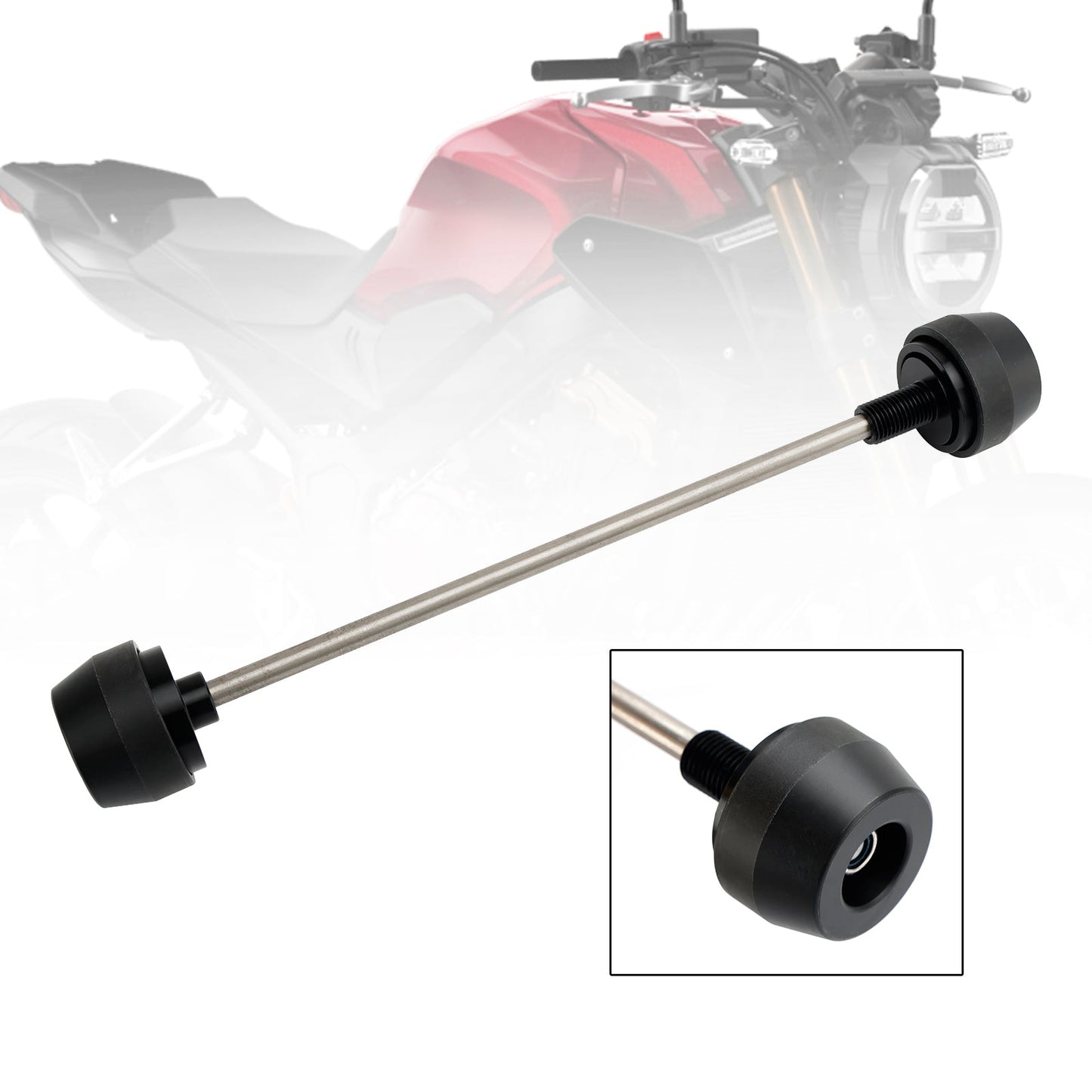 Protecteur de fourche d'essieu avant, curseur de roue noir pour Honda CB650R 2021-2023 2022