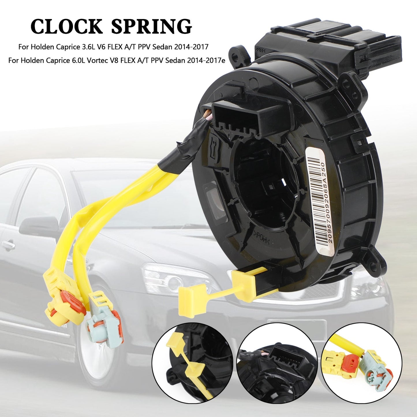 20957009 Squib Spiral Cable Clock Spring Holden Caprice