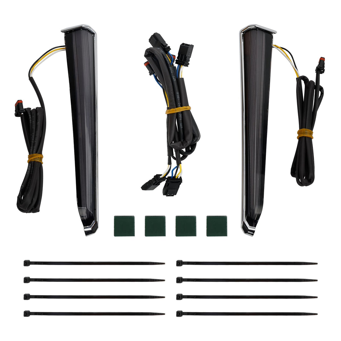 45801 LED Fang Lower Fairing Lights for Touring Road Glide 2014-2023 Assosary