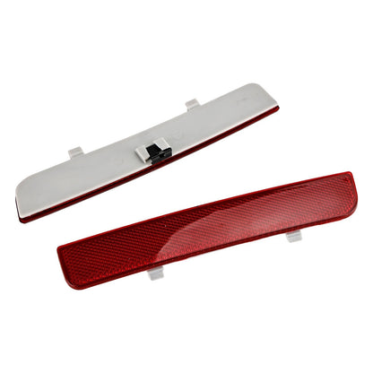 2003-12 Land Rover Range Rover L322 2x Red Rear Bumper Reflector Stop Brake Light LR006348 LR006349