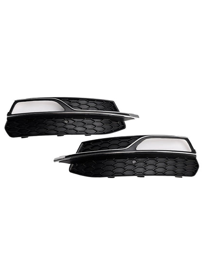 2013-2016 Front Lower Bumper Fog Light Cover Grille Fit AUDI A3 S-Line S3