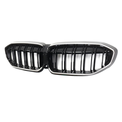 2019-2022 Double Slat Black Kidney Grille 51138072085 Fit BMW 3 Series G20