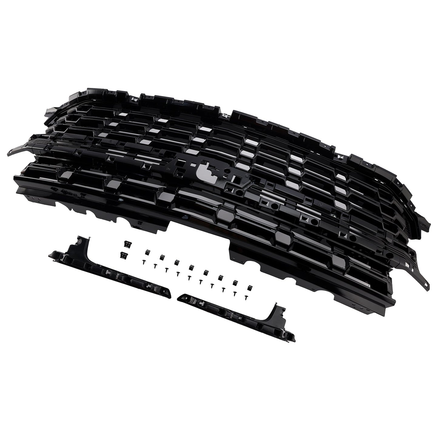 Front Grill For Chevrolet Tahoe / Suburban 2021-2024 Z71-Look Black Air Intake Radiator Bumper Grille
