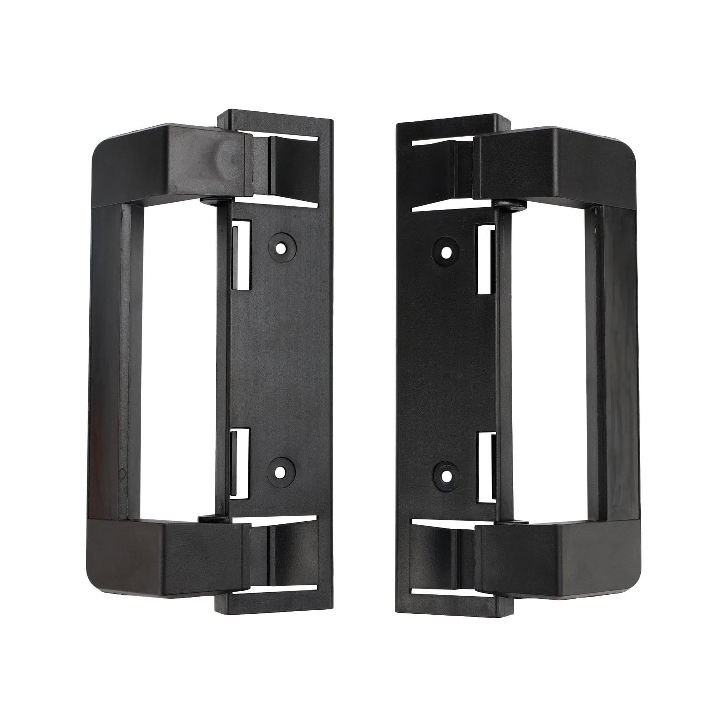 2 soportes para manijas de puerta de refrigerador de RV con herrajes negros para Dometic 3316882900