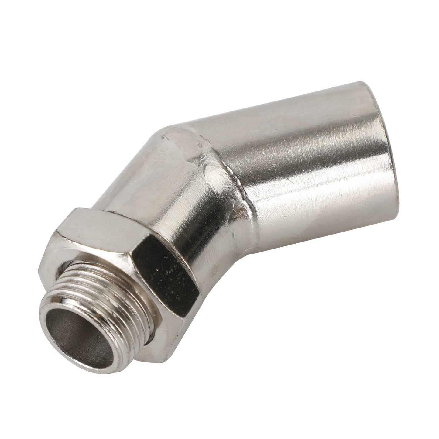 M18 X 1.5 135 Degree Catalytic Converter CEL Oxygen Sensor Extender Adapter Spacer