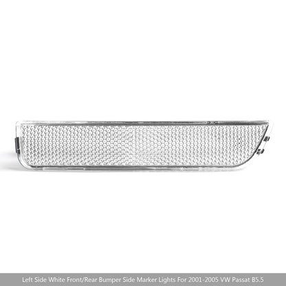 2001-2005 VW Passat B5.5 Left White Front Bumper Side Marker Lights