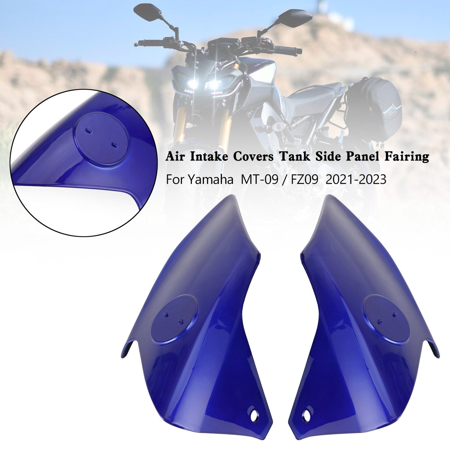 21-23 Yamaha MT-09 / FZ09 Air Intake Covers Tank Side Panel Fairing