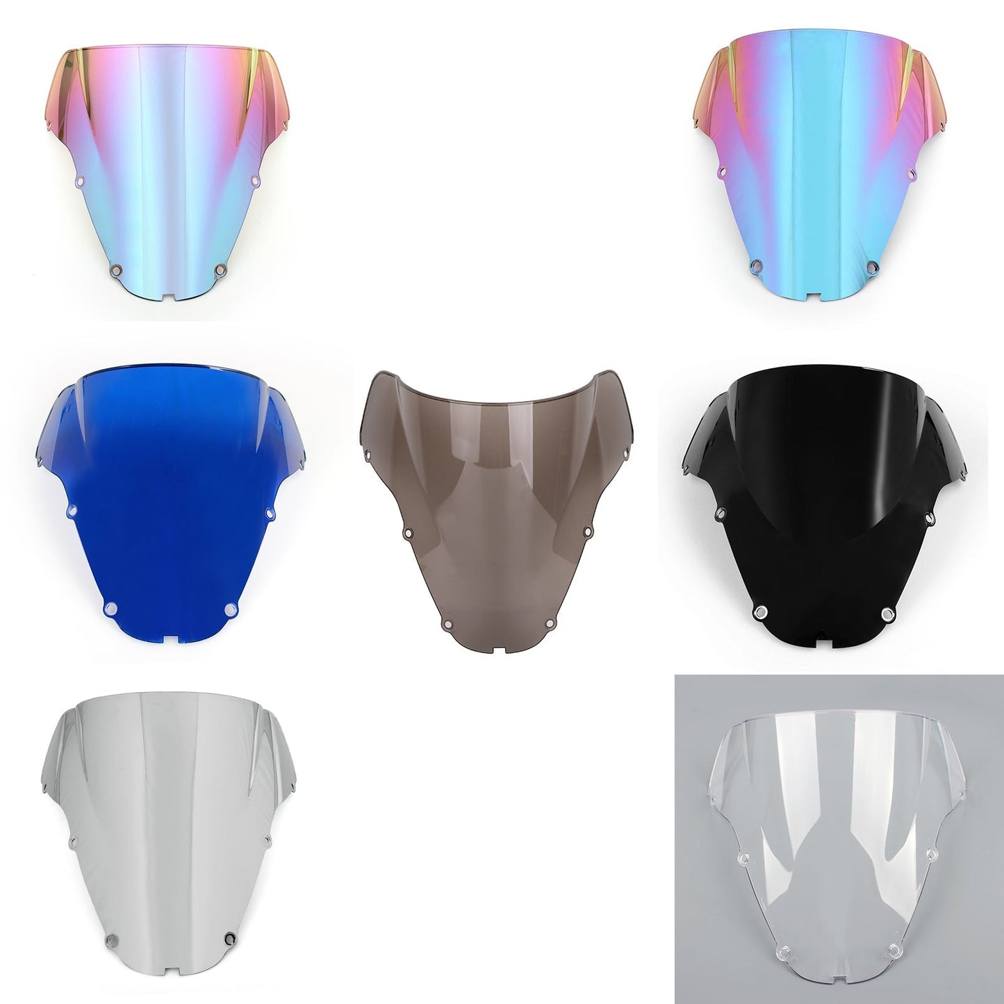 Pare-brise double bulle pour Honda CBR929RR 2000-2001