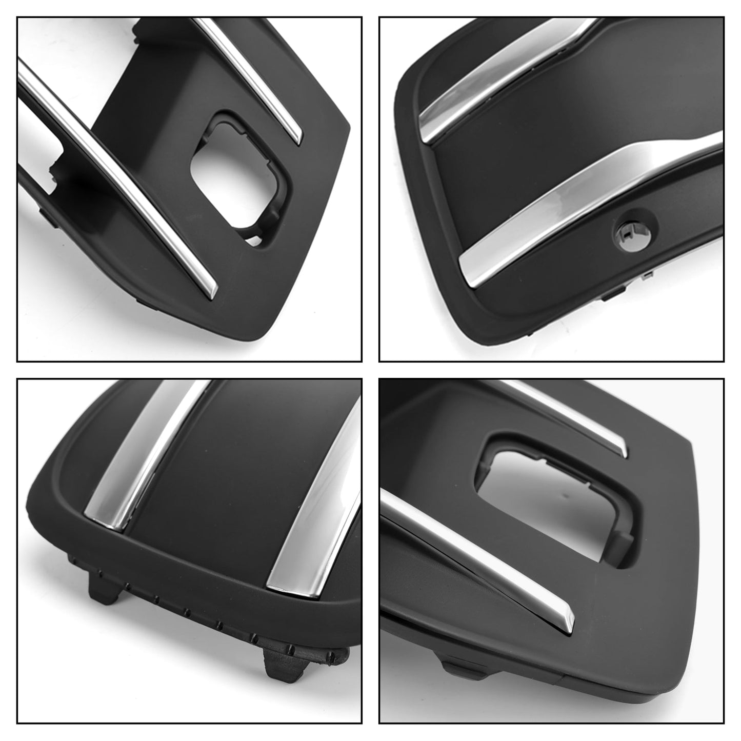 2016-2019 Audi Q7 Standard Version Front Bumper Cover Fog Light Grille Bezel Insert Grill
