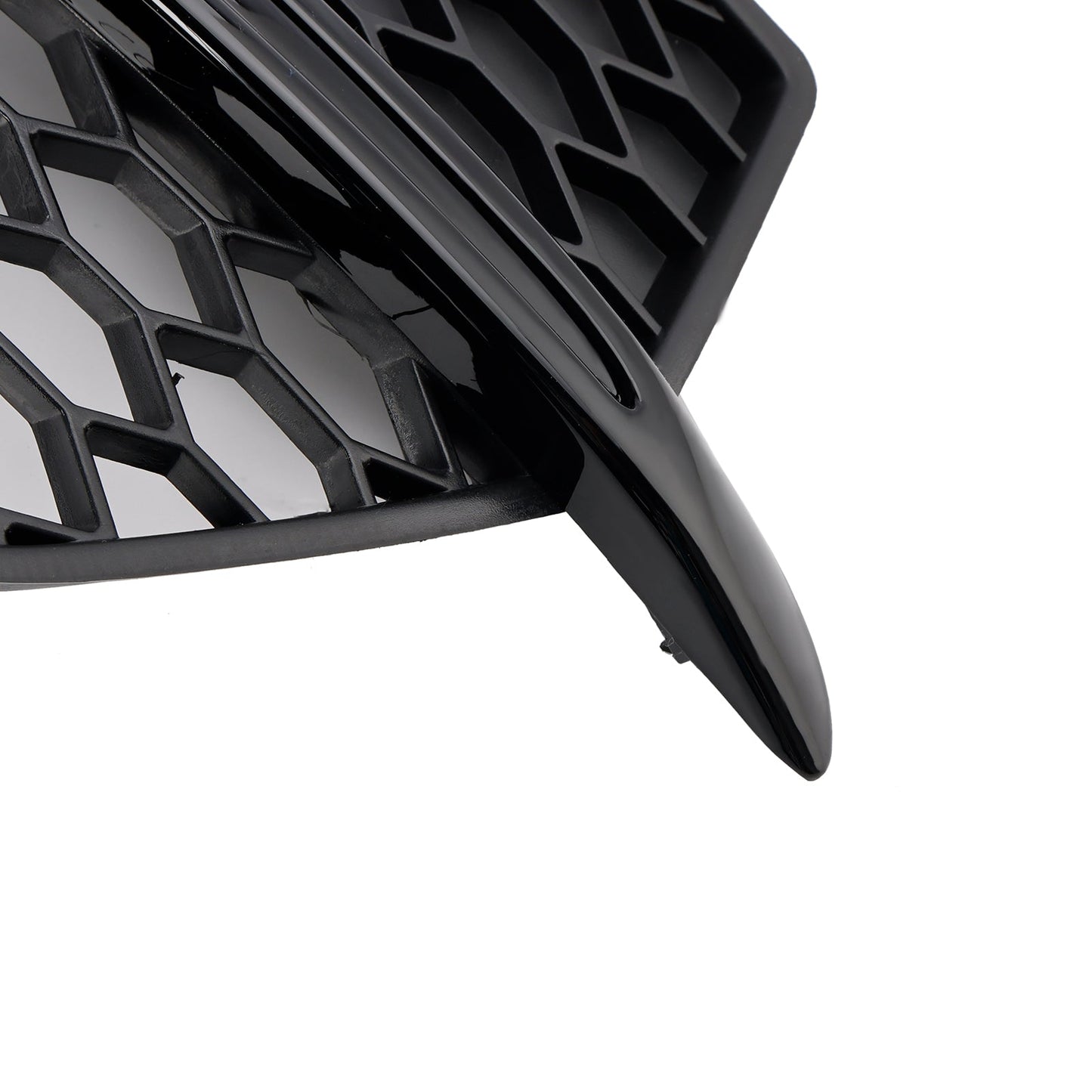 2013-2017 Front Bumper Fog Light Grill Grille Fit Audi Q5 S-Line SQ5 Black