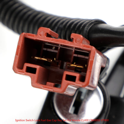 Honda CB400SS 2002-2008 Ignition Switch Fuel Gas Cap Seat Lock Set Keys