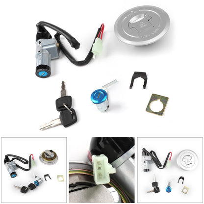 Honda CBF125 2009-2013 Ignition Switch Petrol Fuel Cap Seat Lock Set Kit Keys