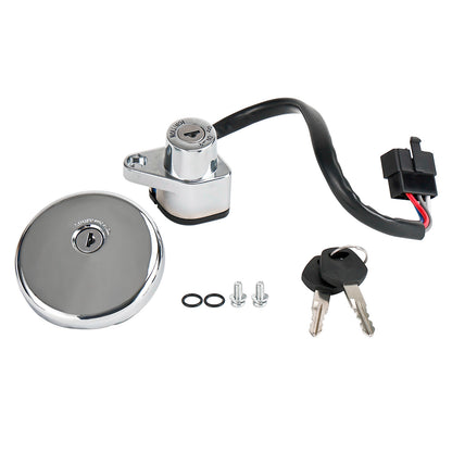 Kawasaki VULCAN 500 LTD 800 CLASSIC 2001-2009 Ignition Switch & Fuel Tank Cap Fits