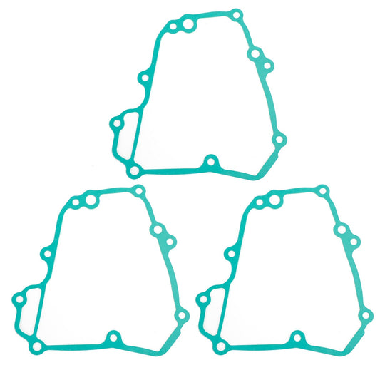 3 juntas de tapa de cárter de motor izquierda para Honda CRF150 CRF150R CRF150RB (2007-2023) 11395-KSE-671